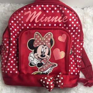Disney Minnie Mouse Polka Dots and Hearts Mini Backpack